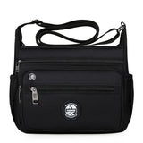 Men’s Lightweight Oxford Shoulder Bag – Versatile Travel Crossbody with Zipper Closure