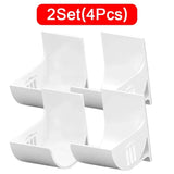 Clip de almacenamiento ajustable para montaje en pared: soporte seguro para escobas, trapeadores y herramientas 