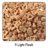 Mini 1x1 Self-Locking Building Bricks – Compatible with Major Brands