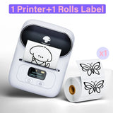Portable Bluetooth Thermal Label Printer – Mini Barcode & Sticker Maker for Business and Home Use