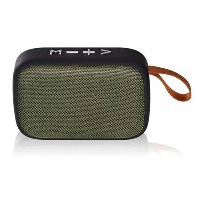 Portable Bluetooth Speaker – Compact Wireless Mini Stereo with Rich Bass for Indoor/Outdoor Use