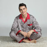 Luxury Silk Satin Pajamas for Men - Comfortable & Stylish Sleepwear for All Seasons