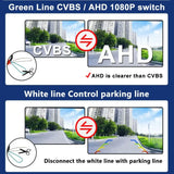 AHD 2K Rear View Camera for BMW - Wireless Backup Camera with Fisheye Lens