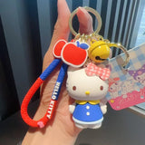 Hello Kitty Metal Keychain – Cute Bag Charm & Cosplay Accessory for Teens and Fans