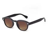 Vintage Shell Round Sunglasses – Retro Fashion Shades for Men & Women (UV400 Protection)