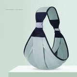 Portabebés ergonómico para bebés: cómodo portabebés tipo canguro con transporte frontal y lateral, mochila de algodón para maternidad