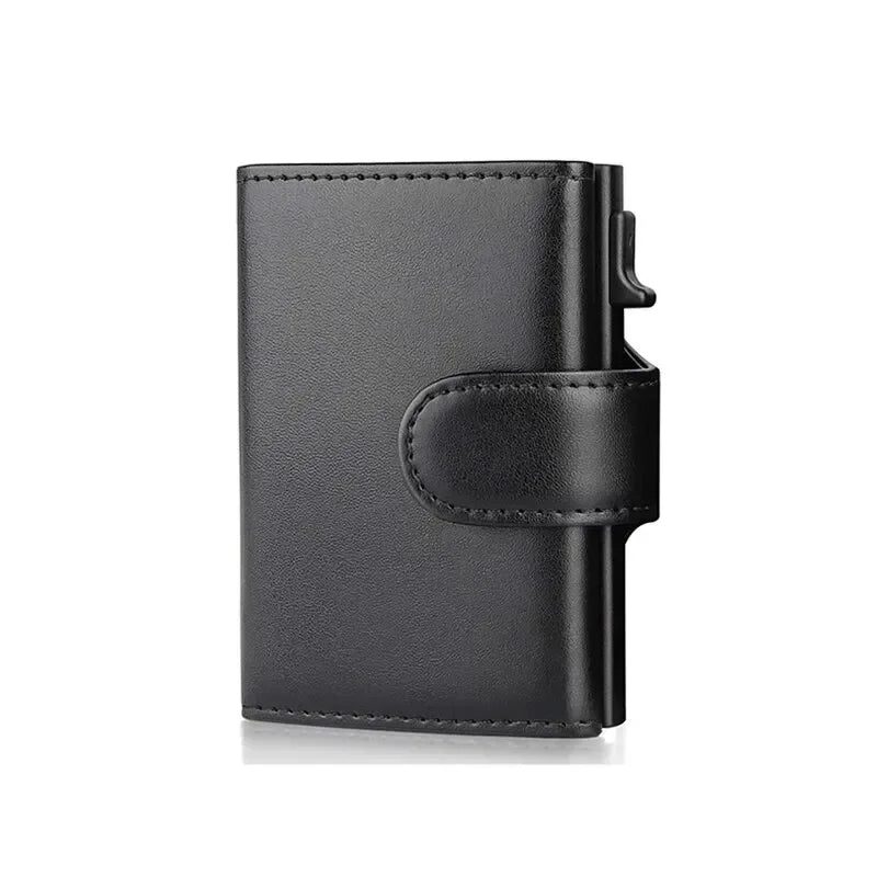 RFID Blocking Trifold Wallet for Men & Women – Slim Microfiber Leather Card Holder