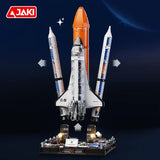 Space Rocket Building Blocks Set – Moon Exploration Shuttle Model Kit