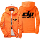 Men’s Casual Hooded Autumn Jacket – Lightweight Printed Travel Outerwear