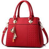 Chic PU Satchel Bag with Embroidery – Stylish & Versatile for Every Occasion