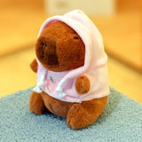Capybara Plush Toy with Hoodie & Wings - Cute Stuffed Animal Keychain Gift