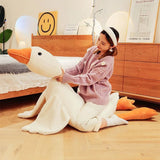 Giant Plush Duck Pillow – Soft Stuffed Animal Toy & Cuddle Cushion for Kids and Adults