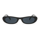 Small Frame Oval Sunglasses for Women – Vintage Designer Mirror Sun Glasses