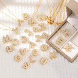 Letter Pendant Necklace for Women – Mood & Sleep Tracker Fashion Jewelry for Office & Career