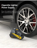 150PSI Portable Electric Tire Inflator with LED Light & Auto Shut-Off – 12V Car Air Compressor