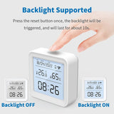 WiFi Smart Temperature Humidity Sensor with Backlight and Voice Control