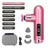 Mini Pocket Massage Gun with 6 Speed Levels & Heat Therapy – Portable Deep Tissue Massager