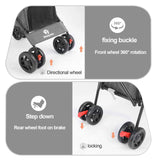 Lightweight Folding Pet Stroller – Travel in Comfort & Style