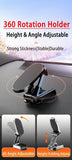 Soporte magnético para teléfono de coche: soporte giratorio de 360° para iPhone, Samsung, Huawei y dispositivos GPS