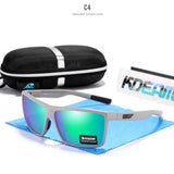 KDEAM Scratch-Resistant Polarized Sunglasses for Men – UV400 Protection, Integral Spring Hinges,