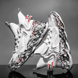 Men’s Breathable Mesh Casual Sneakers – Lightweight, Anti-Odor Lace-Up Trainers