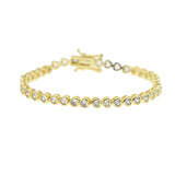 Elegant Cubic Zirconia Tennis Chain Bracelet for Women