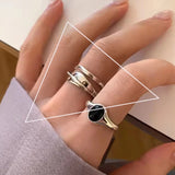 925 Sterling Silver Irregular Geometric Ring – Minimalist Jewelry for Women