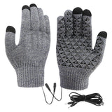 USB Heated Gloves for Winter - Touchscreen Compatible, Windproof & Thermal
