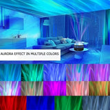 Galaxy Starry Night Light Projector, LED Ocean Wave & USB Home Decor