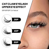 DIY Lash Extension Kit with 200 Natural Cluster Lashes