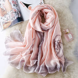Versatile Polyester Scarf & Shawl for Women – Stylish Beach Accessory for All Seasons