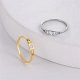 Minimalist Stainless Steel Sun & Moon Phase Ring – Elegant Jewelry for Women