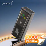 QOOVI 100W PD Power Bank – Ultra-Fast 20000mAh Portable Charger for Laptops, iPhones & More