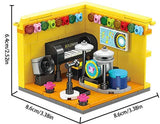 Small Building Blocks Compatible with Lego for Creative Construction