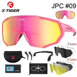 X-TIGER Cycling Sunglasses – Lightweight, UV Protection, Multi-Lens Sports Eyewear for Men & Women