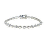 Elegant Cubic Zirconia Tennis Chain Bracelet for Women