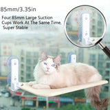 Cat Window Hammock with Super Suction Cups – Removable & Washable Pet Bed