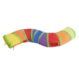 Foldable Cat Tunnel Toy – Interactive Play Tube with Crinkle Material for Kittens & Small Pets