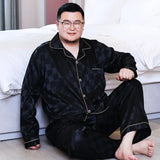 Men’s Printed Polyester Pajama Set – Moisture-Wicking & Anti-Bacterial Sleepwear