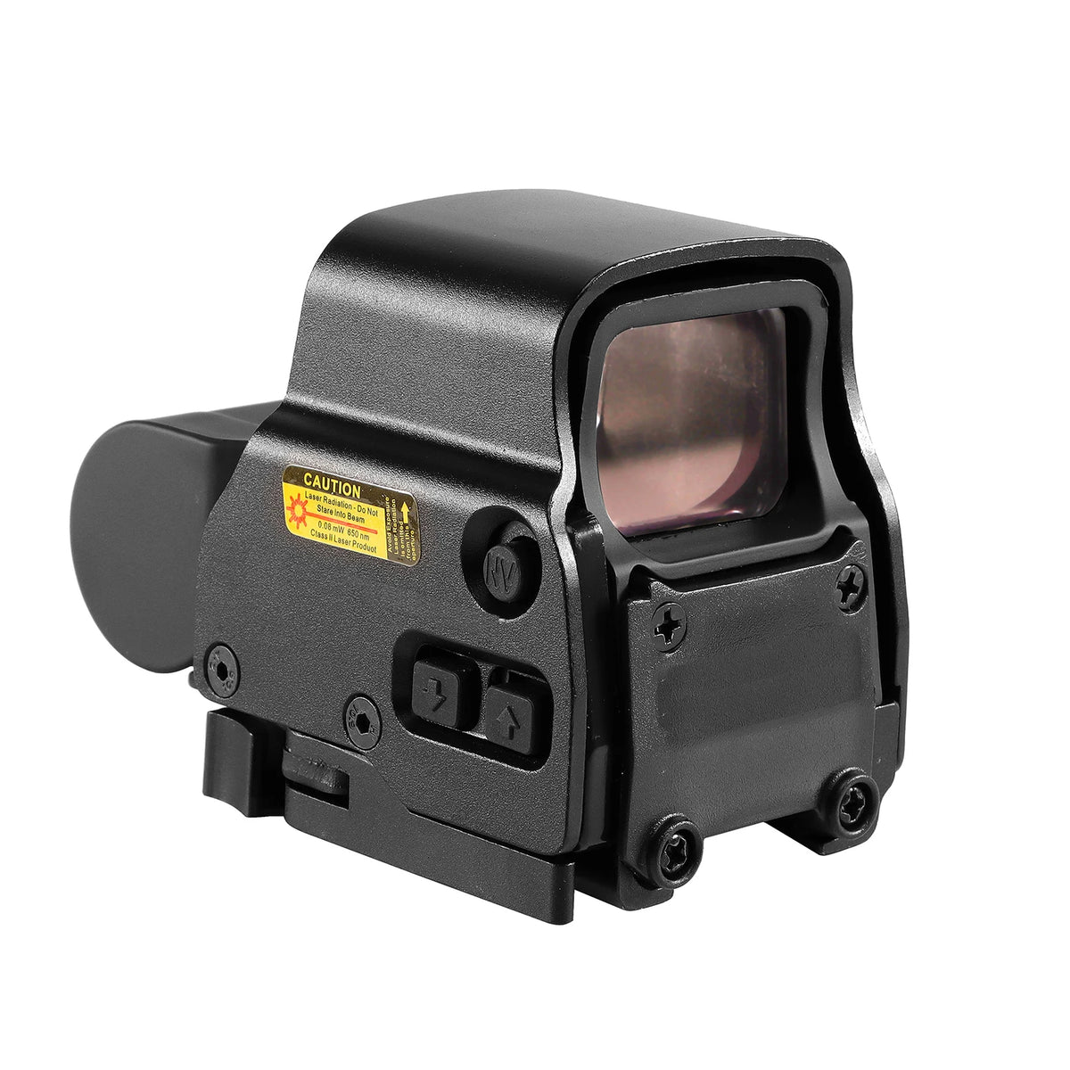 Mira holográfica de punto rojo y verde: mira réflex con montura de 20 mm para caza y airsoft