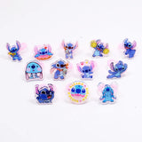 Disney Stitch Anime Rings - 10/20/36pc Cute Acrylic Jewelry Set for Kids