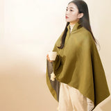 USB Heated Wearable Blanket – Machine Washable, 3-Temperature Level Shawl for Home, Office & Travel