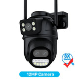 12MP Outdoor PTZ Security Camera – 8X Zoom, 360° Coverage & AI Tracking