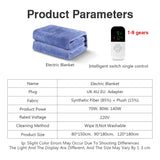 220V Double Seat Electric Heating Blanket – Soft Cashmere Flannel, Low Power Consumption, Intelligent Temperature Control