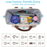 3-in-1 Large Capacity Diaper Backpack – Stylish, Durable, and Functional for Moms & Dads