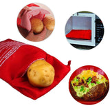 Bolsa reutilizable para cocinar patatas en microondas: patatas al horno perfectas en 4 minutos
