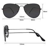 Classic Pilot Sunglasses for Men – Vintage Metal Frame UV400 Driving Shades