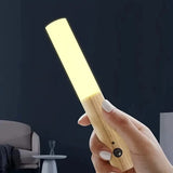 Lámpara de noche con sensor de movimiento LED inteligente: lámpara de pared y armario recargable