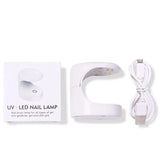 Mini UV LED Nail Lamp – Portable Single-Finger Gel Polish Dryer with USB Power