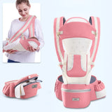 Mochila portabebés ergonómica: asiento de cadera cómodo y de apoyo para bebés y niños pequeños